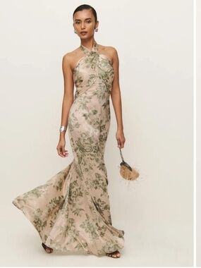 Reformation Veria Silk Dress